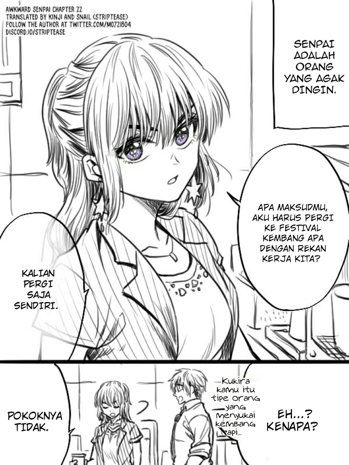 Awkward Senpai Chapter 23 Gambar 1